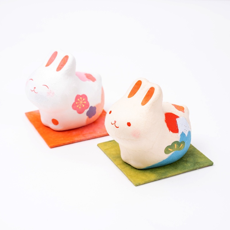 Handcrafted Adorable Chigiri Rabbit Figure - R276/277