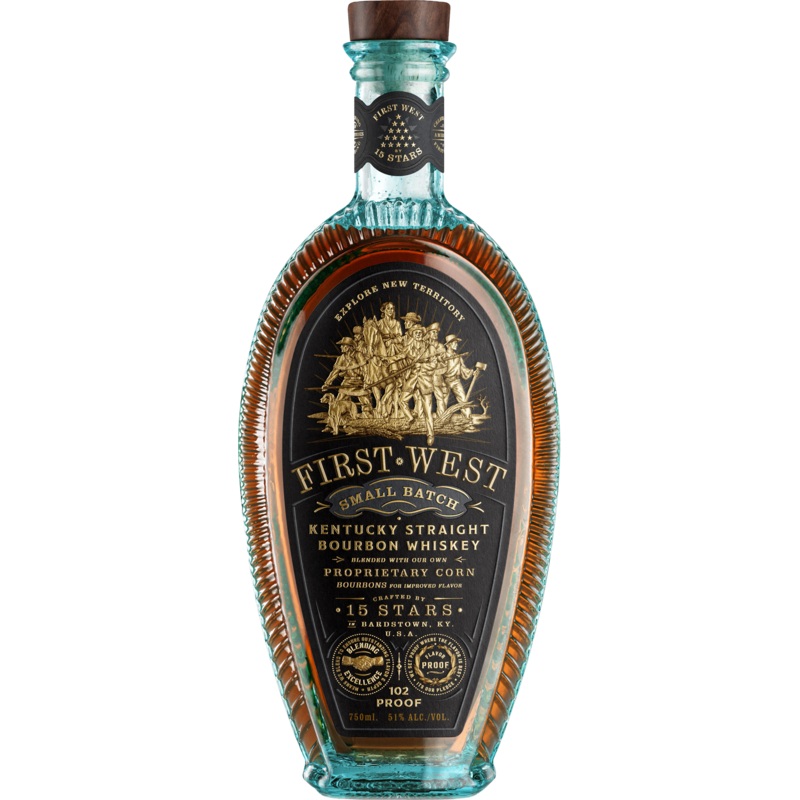 15 Stars First West Small Batch Straight Bourbon Whiskey