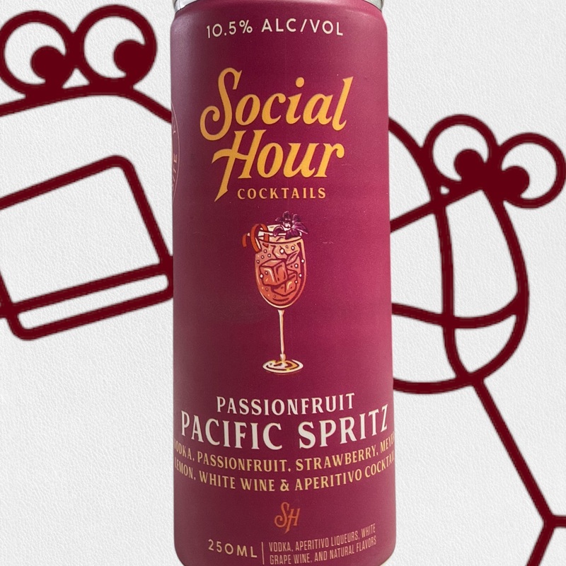 Social Hour 'Passionfruit Pacific Spritz' 4 pack
