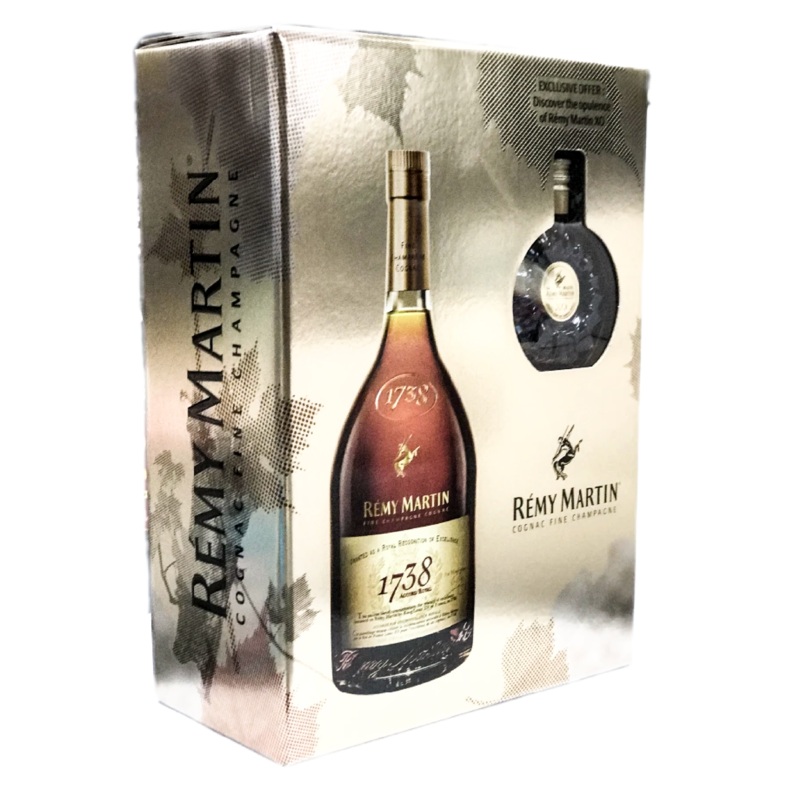 Remy Martin "1738" Cognac Gift Set With Remy Martin X.O. Shot (Limited Edition)