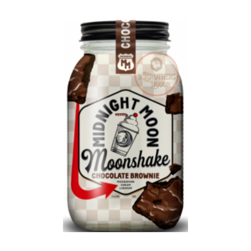 Midnight MoonShakes Chocolate Brownie Flavored Moonshine Liqueur