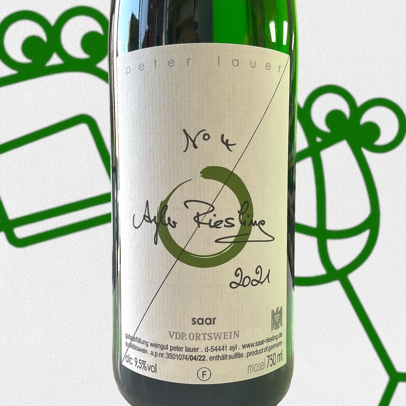 Lauer Riesling 'No. 4 Ayler Feinherb' 2021 Mosel, Germany