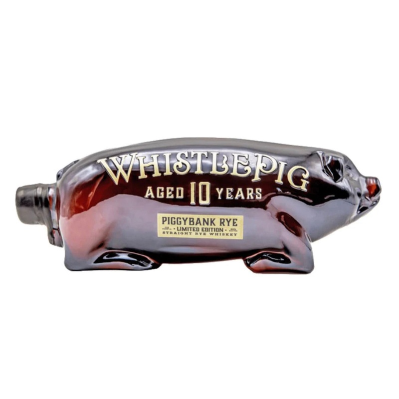 WhistlePig Limited Edition 10 Year Aged Piggybank Rye Whiskey