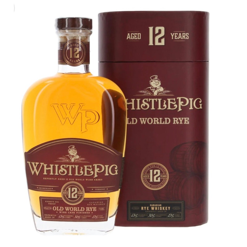 WhistlePig Old World 12 Year Old Cask Finish Rye Whiskey Gift Edition