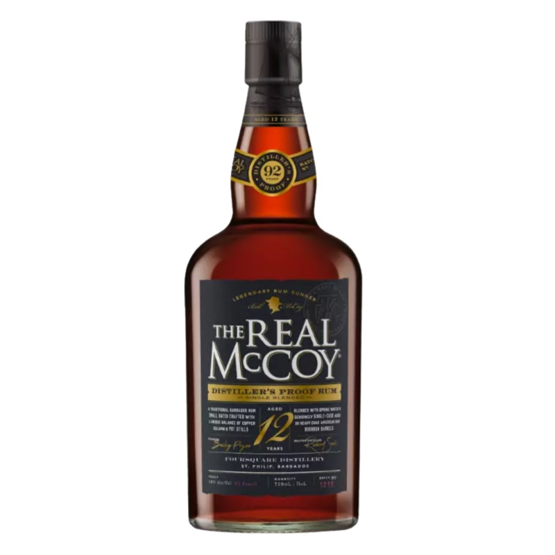 The Real McCoy 12 Year Aged Rum - 750ml