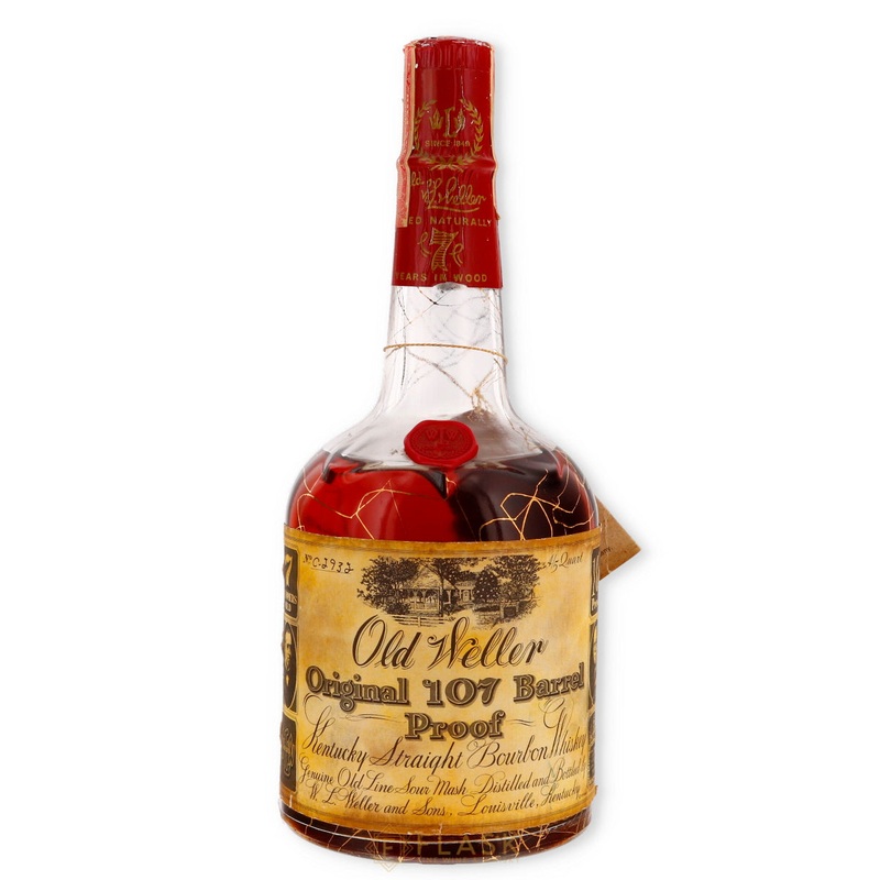 Old Weller Original 107 Barrel Proof 7 Year Old Bourbon 1960s / Stitzel Weller
