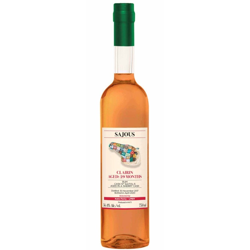 Sajous 2017 Single Sherry Cask 29 Month Old Clairin Ansyen Rum / Kate Perry