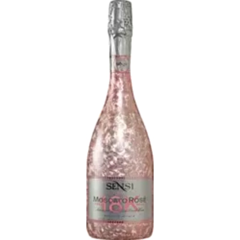 Sensi 18K Pure Gold Moscato Rose Sparkling Wine 750ml