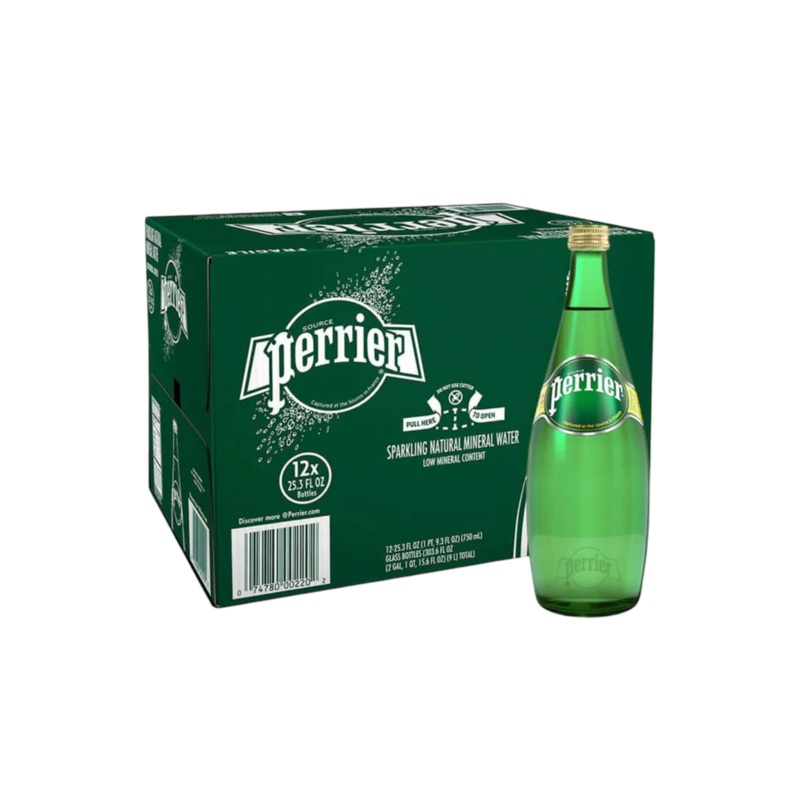 Perrier Glass 75cl x 12 Bottles