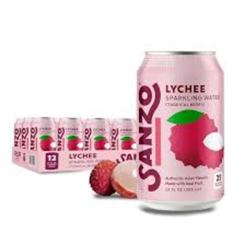 Sanzo Lychee Sparkling Water 12oz Can