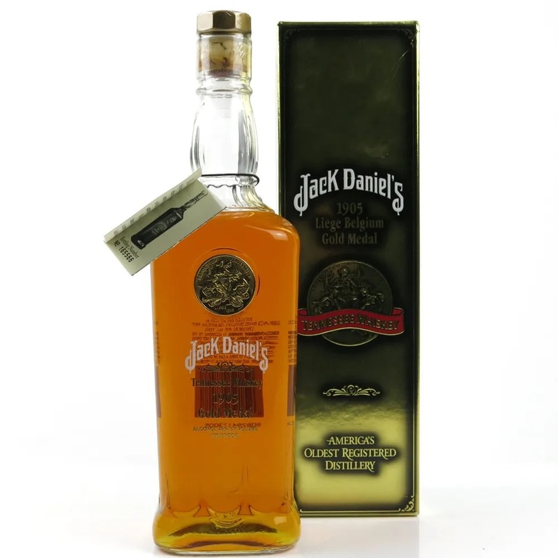 1905 Jack Daniel's Gold Medal Series Tennessee Whiskey Vintage 750ml (Full Set & Certificate)