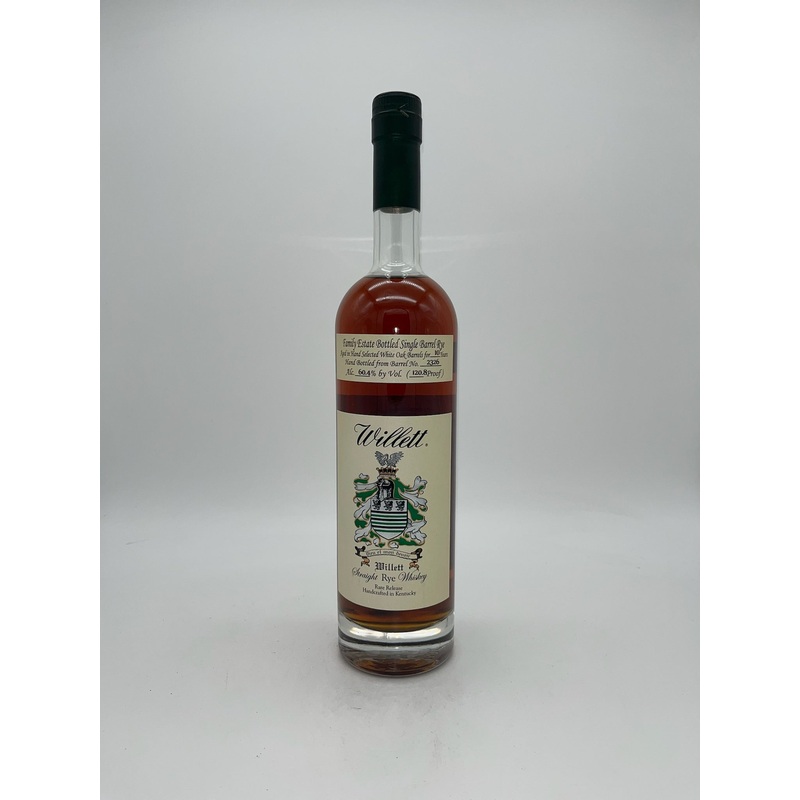 Willett Family Estate Bottled Single Barrel 10 Year Old Barrel No. 2326 Straight Rye Whiskey 750ml