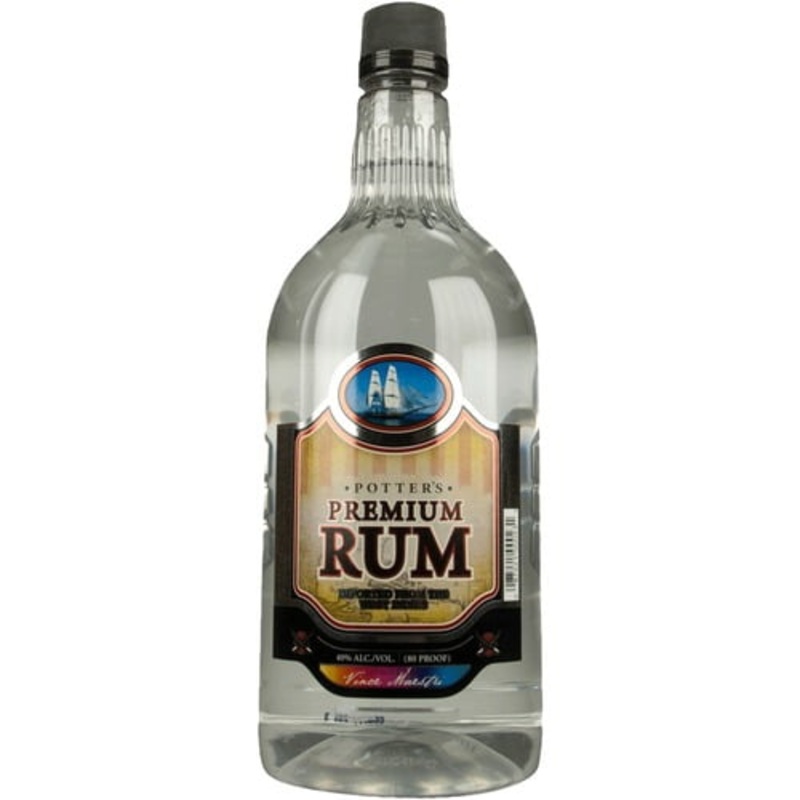Potter's Rum (White) - litre (1x100cl)