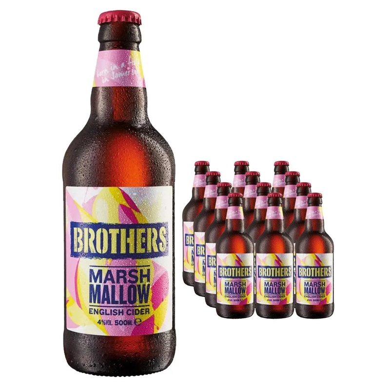 Brothers Marshmallow Premium Cider Multipack, 12 x 500 ml