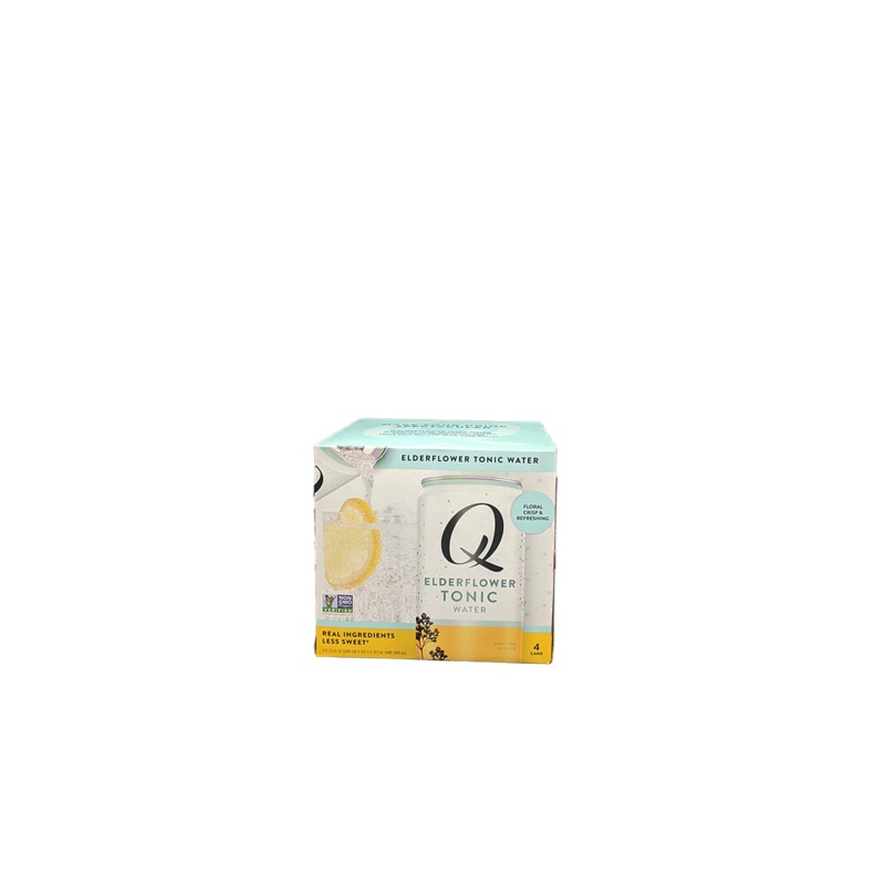 Q Elderflower Tonic Water 4 Pack Cans
