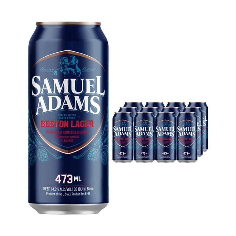 Samuel Adams Boston Lager Can Multipack, 12 x 473 ml
