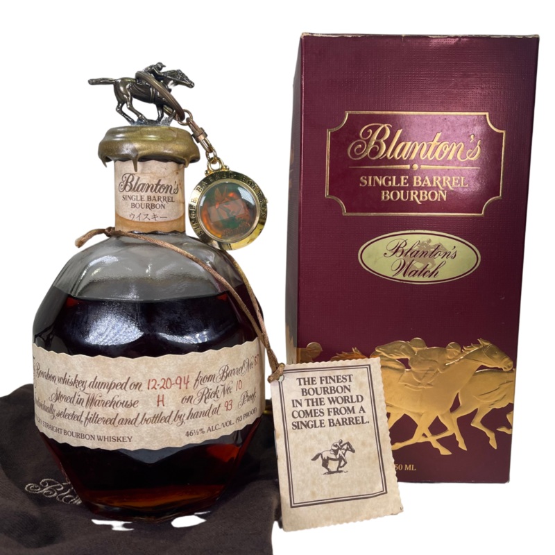 1994 Blanton's Pocket Watch Edition Kentucky Straight Bourbon Whiskey 750ml