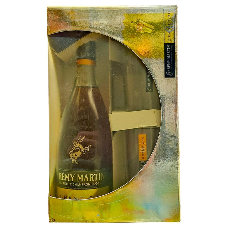 Remy Martin Grand Cru Glass Gift Set Cognac - 750ml