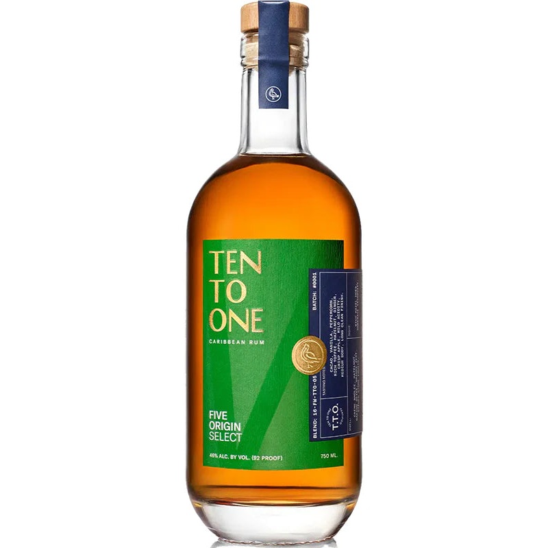 Ten To One Five Origin Select Rum 750ml