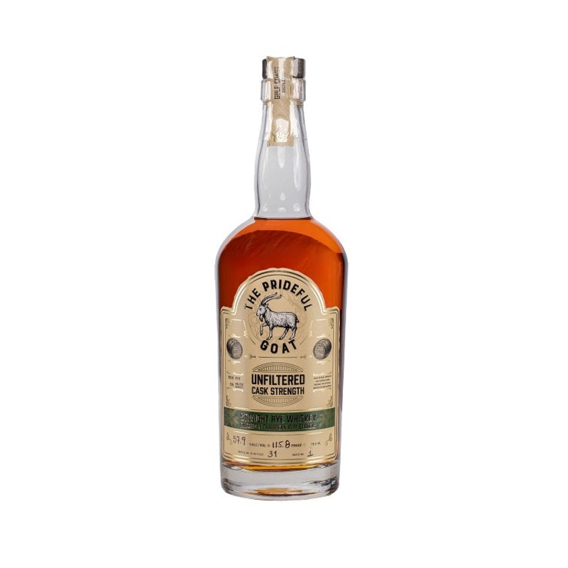 The Prideful Goat Straight Rye Finished In Caribbean Rum Barrels