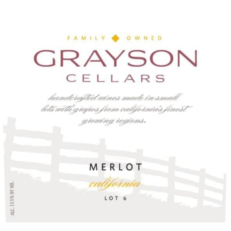 Grayson Cellars Merlot 2020 750ml