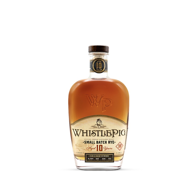 WhistlePig 10 Year Small Batch Rye Whiskey 100 Proof 750mL
